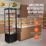 Load image into Gallery viewer, Amocart 3.5/4.2/5/9.8 cft Refrigerated Display Case Large Commercial Pastry Display Refrigerator with LED Lighting for Bakery
