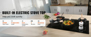 Charger l'image dans la visionneuse de galerie, Amocart 5 Burners 30/36 Inch Electric Induction Cooktop Stove Hob Built-in Burner Cooker Sensor Touch Control Magnetic Cooker
