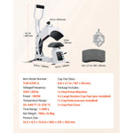 Amocart Hat Heat Press Machine 8.5 x 4 in Large Heating Plate with Caps Stretcher Precise Temperature Time Control Heat Press