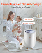 Amocart Towel Warmer Bucket 20L Heated Towel Warmer w/ LED Light Auto Shut off & Temperature Setting Large Blanket Warmers SPA