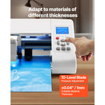 SucceBuy 12in/21in Automatic Edge Detection Vinyl Cutter Machine Design Software and Materials Compatible Multiple File Formats