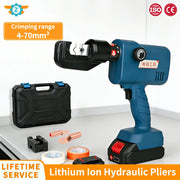 Load image into Gallery viewer, Portable Electric Hydraulic Crimping Plier SME-70 4-70mm² Lithium Battery Copper Aluminum Terminal Charging for Electrician
