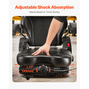 Charger l'image dans la visionneuse de galerie, Amocart Universal Forklift Seat Tractor Suspension Seat w/ Adjustable Back Armrest Headrest&amp; Safety Belt Fold Down Tractor Seat
