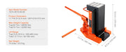 Bild in Galerie-Viewer laden, Amocart Hydraulic Toe Jack 2.5-10T On Toe Toe Jack Lift 5-20T On Top Lift Capacity Machine Jack Air Hydraulic Jack for Industry
