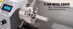 Amocart Brushless Mini Metal Lathe  7''x16'' / 180mm*400mm 800W Digital Display Continuously Variable Metalworking Turning