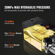 Bild in Galerie-Viewer laden, Amocart Hydraulic Pump 15Quart Hydraulic Power Unit Double Acting Dump Trailer Pump 3200 PSI Max Relief Pressure Hydraulic Pump
