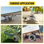 SucceBuy Beach Balloon Wheels 9/13/15.7" Replacement Sand Tires TPU Cart Tires for Kayak Dolly Canoe&Buggy w/ Free Air Pump 2Pcs