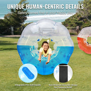 Bild in Galerie-Viewer laden, Amocart 2-Pack 5FT/1.5M Inflatable Bumper Balls 0.8mm Thick Bubble Soccer Balls Inflatable Zorb Balls for Adults or Children
