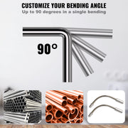 Bild in Galerie-Viewer laden, Amocart Pipe Tube Bender Ratcheting Reverse Tubing Bending Tools w/ 7 Dies Pipe Cutter for Air Conditioning Refrigerator Repair
