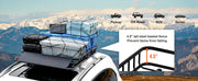 Load image into Gallery viewer, Amocart Roof Rack Cargo Basket 46"x36"x4.5" / 51"x36"x5" Rooftop Cargo Carrier Heavy-Duty 200LBS Capacity for SUV Truck Vehicle
