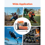 Load image into Gallery viewer, Amocart PCP Air Compressor 4500PSI/30Mpa Diving Scuba 60 L/min Four-Cylinder Auto Stop PCP Rifle Pump with Fan Cooling System
