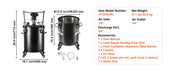 Bild in Galerie-Viewer laden, Amocart Spray Paint Pressure Pot 15L Pressure Pot Tank 60psi Adjustale Pressure Steel Pressure Pot Paint Tank Spray Gun Hose
