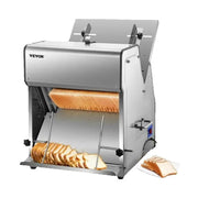 Charger l'image dans la visionneuse de galerie, Amocart Commercial Bread Slicer Stainless Steel 12mm Blades Electric Bread Cutting Machine Kitchen Appliance Toast Processor
