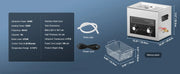 Charger l'image dans la visionneuse de galerie, Amocart 2/3/6/10/15/30L Ultrasonic Cleaner with Heater Timer for Lab Tools Metal Parts Carburetor Brass Auto Parts Engine Parts
