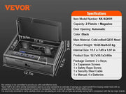 Bild in Galerie-Viewer laden, Amocart Gun Safe Q235 Steel Pistol Safe 3-Way Quick Access Firearm Case Gun Box Advanced Biometric Technology Travel Gun Safe

