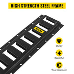 SucceBuy E-Track Tie-Down Rail, 4/6/16/28Pcs 4/6/16/28Ft Steel Rails w/ Standard 1" x 2.5" Slots, Compatible wwith O and D Rings