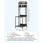 SucceBuy 3D Printer Filament Storage Rack 4Tier 3DPrinter Stand w/Filament Storage Spools Holder Racks Cart w/ Wheels for Office