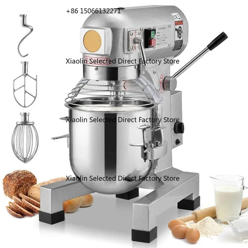 Amocart 10L/14L/28.5L/18.7L Commercial Food Mixer Commercial Stand Mixer with 3 Adjustable Speeds 550W 1100W Dough Mixer