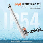 Amocart 12V Linear Actuator 150MM 300MM 500MM 1000N Electric Linear Motor Controller Homeuse with Mounting Bracket IP54 Protect
