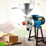 Commercial Grain Grinding Machine Stainless Steel Head Soymilk Miller Rice Milk Machine Tofu Grinder Machine Household 2200W Hot