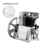 SucceBuy Air Compressor Heads 2.2KW Twin Cylinder 3 HP Single Stage 1300RPM Piston Pump Suitable for Industry Machinery Farm