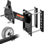 Bild in Galerie-Viewer laden, Amocart 160 lbs Spare Tire Carrier with Mounting Screws Bracket Lugs On Bolt Patterns Tire Mount Wheel Holder for Trailers RV
