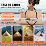 SucceBuy Canvas Bell Tent 4 Seasons 3/4/5/6/7m Yurt Tent Canvas Tent for Camping with Stove Breathable Tent Holds up to 8People