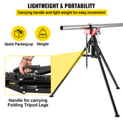Charger l'image dans la visionneuse de galerie, Amocart Steel Tripod Pipe Chain Vise 1/8-5in Capacity Foldable Legs Tri-Stand Bench Vice for Fixing Support Bending Metal Pipes
