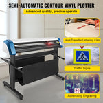 Amocart 53"/34"/28"4MB Semi-Automatic Cutter Vinyl Cutting Plotter Machine Laser Positioning 3 Interface W/ SIGNMASTER Software