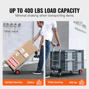 Bild in Galerie-Viewer laden, Amocart 400 lbs Folding Hand Truck Lightweight Dolly with Wheels Foldable Luggage Utility Cart for Warehouse Transport Moving
