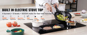 Charger l'image dans la visionneuse de galerie, Amocart 2/4/5 Burners Built-in Induction Stove Top 12/24/30in Ceramic Glass Electric Cooktop For Household Commercial  Cooking
