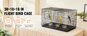 Bild in Galerie-Viewer laden, Amocart 30In Flight Bird Cage Stackable Divided Small Animal Cage for Kinds of Birds Pet Travel Birdcage with Handle and Perche
