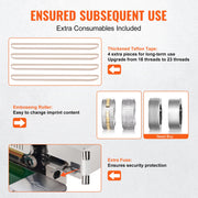 Charger l'image dans la visionneuse de galerie, Amocart Continuous Bag Band Sealing Machine 6-12 mm Horizontal Band Sealer with Inflation Function for 0.02-0.8 mm Plastic Bags
