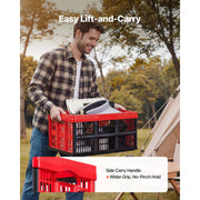 Bild in Galerie-Viewer laden, Amocart 32L 3 Packs Plastic Collapsible Storage Bins Stackable Folding Storage Crates Space-Saving Baskets for Home Organizing

