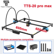 Charger l'image dans la visionneuse de galerie, Twotrees TTS-20 Max Metal 20W Laser Engraving Machine 600x600mm Laser Cutting Machine For Cutting MDF Acrylic cnc laser engraver
