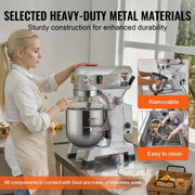 Charger l'image dans la visionneuse de galerie, Amocart 10L/14L/28.5L/18.7L Commercial Food Mixer Commercial Stand Mixer with 3 Adjustable Speeds 550W 1100W Dough Mixer
