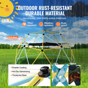 Bild in Galerie-Viewer laden, Amocart Climbing Dome 6/8/10/12FT Geometric Dome Climber Hammock Swing Jungle Gym Climbing Grip Outdoor Backyard Play Equipment
