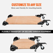 Charger l'image dans la visionneuse de galerie, Amocart Mobile Base Heavy  Universal Mobile Base Stand Swivel Wheels for Woodworking Equipment Bandsaw Power Tools Machines
