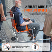 Charger l'image dans la visionneuse de galerie, Amocart 350lbs EMS Stair Climbing Chair Foldable Stair Wheelchair Ambulance Firefighter Evacuation Use for Elderly Disabled
