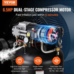 Amocart 80 Gallon Air Compressor 6.5HP 145PSI Oil Free Air Compressor Ultra Quiet Compressor for Industrial Sites Auto Repair