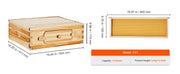 Load image into Gallery viewer, Amocart Bee Hive Deep Box Starter Kit 100% Beeswax Coated Natural Cedar Wood Langstroth Beehive Kit Transparent Acrylic
