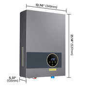 Bild in Galerie-Viewer laden, Amocart Tankless Electric Water Heater 27/36kW Instant Hot Water Heater Under Sink On Demand for Bathroom Child Security Lock
