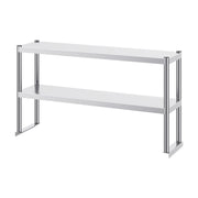 Charger l'image dans la visionneuse de galerie, Amocart Stainless Steel kitchen worktable Overshelf with Height Adjustable Overshelf Prep Work Table for Kitchen Restaurant
