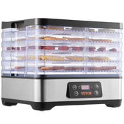 Charger l'image dans la visionneuse de galerie, Amocart 5 Tray Food Dehydrator Machine 300W Stainless Steel Electric Food Dryer w/ Digital Adjustable Timer &amp; Temperature
