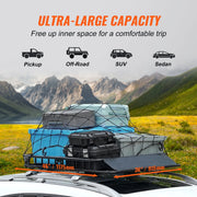 Load image into Gallery viewer, Amocart Roof Rack Cargo Basket 46"x36"x4.5" / 51"x36"x5" Rooftop Cargo Carrier Heavy-Duty 200LBS Capacity for SUV Truck Vehicle

