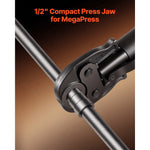 SucceBuy 1/2" 3/4" MegaPress Jaw for Compact Series Press Tool Compatible with 24KN Press Tool for Carbon Steel Pipes Connection