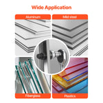 SucceBuy Knockout Punch Set 1/2 to 2 in SLUG-Buster Ratchet Knockout Set for Aluminum Mild steel Fiberglass Plastics 6 Die Sizes