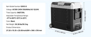 Charger l'image dans la visionneuse de galerie, Amocart 20L 22L 35L 45L 55L Car Refrigerator Mini Fridge Freezer Portable Compressor Cooler DC 110-240V Ice Box for Camping
