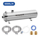 BROVA Whole House Home/Commercial Water Purifier 0.01μm PVDF UF System large flow1000L-15000L/H SUS304 lower cost filter elemen