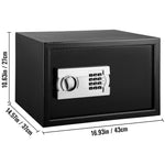 SucceBuy Electronic Safe Deposit Box Secret Hidden Piggy Bank Digital Access &Override Keys for Store Money Gun Jewelry Document